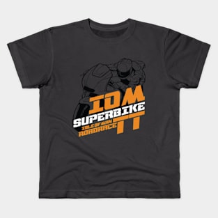 IOMTT Isle of Man TT Road Race Superbike Racer Kids T-Shirt